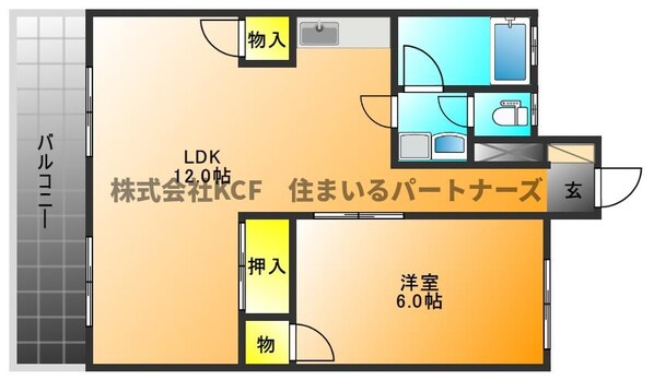 古賀第1ビルの物件間取画像